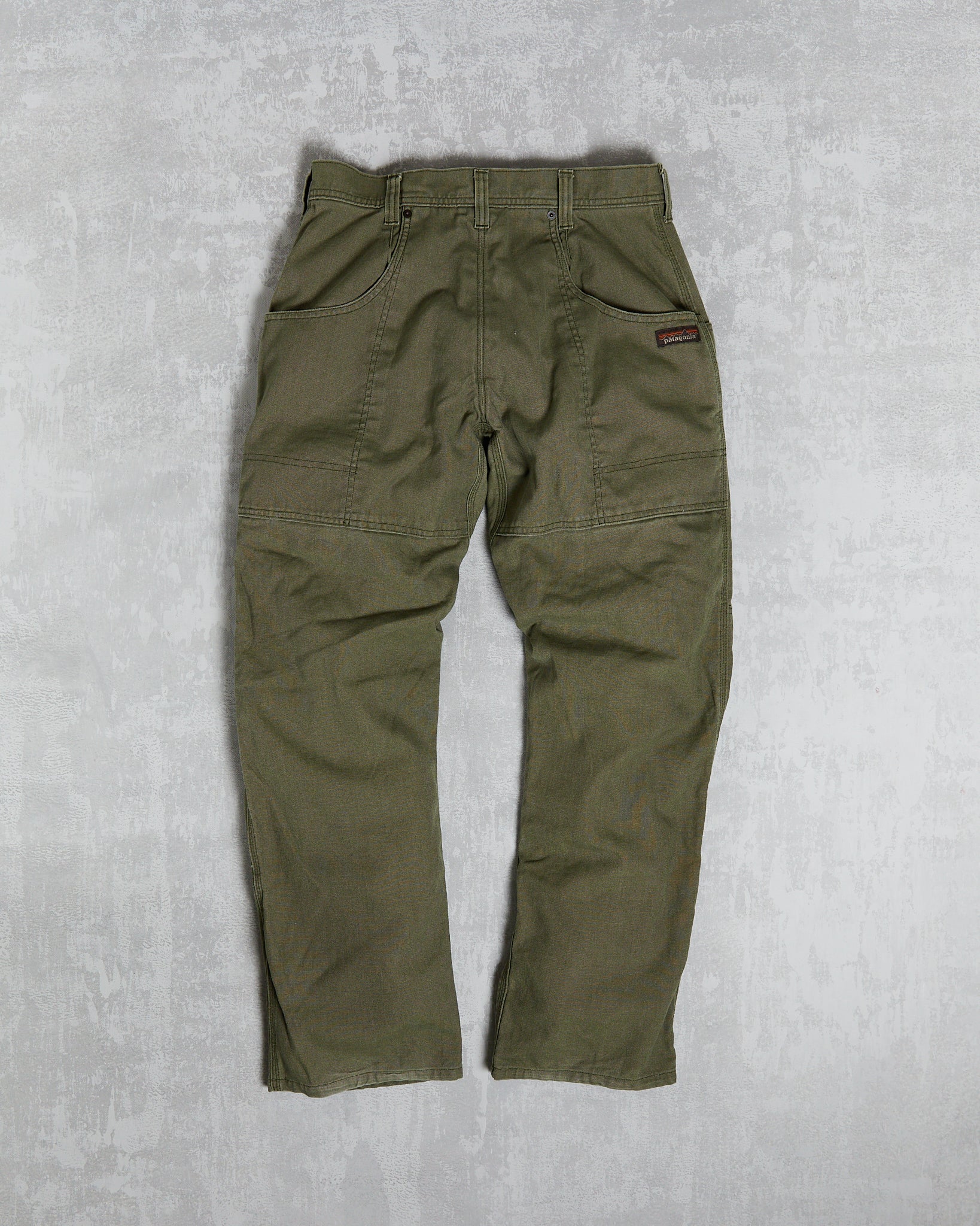 Patagonia stand up canvas pants green army olive 32