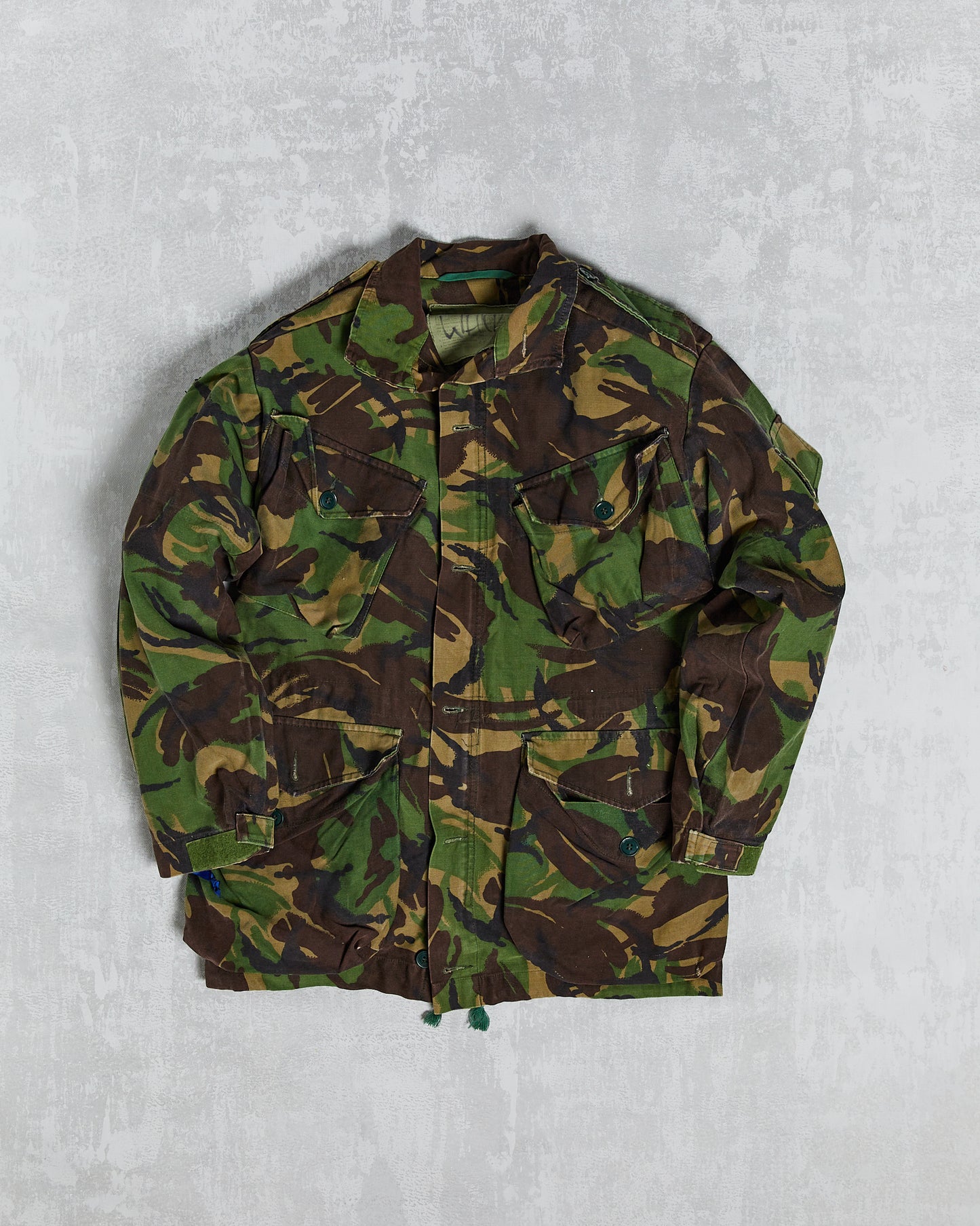 Vintage British Camo Military Jacket (Small)