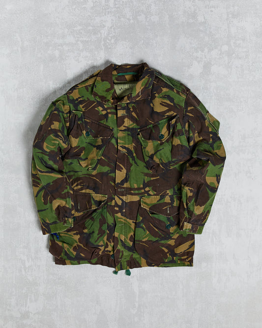 Vintage British Camo Military Jacket (Small)