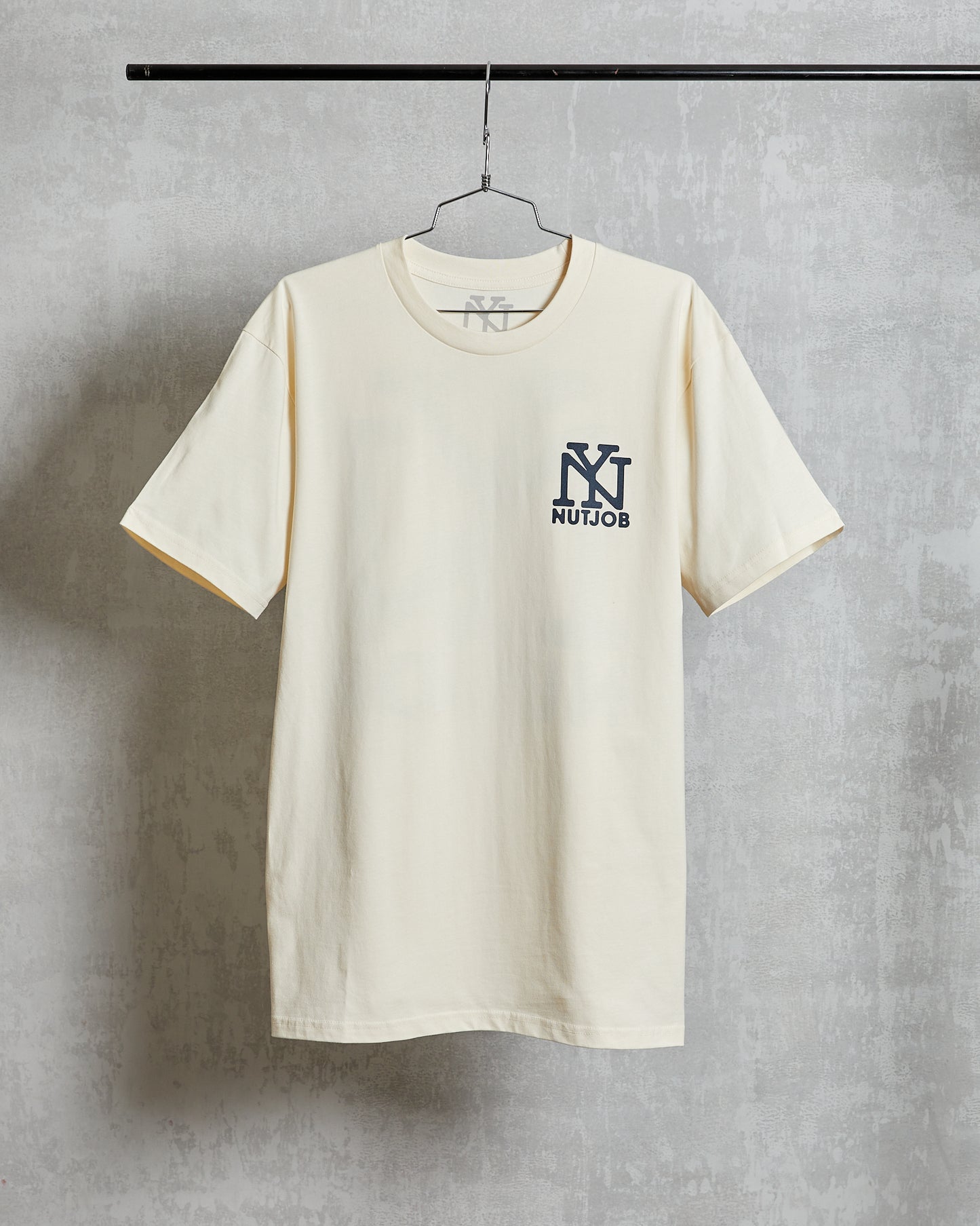 NEW YORK NUTJOB Core T-Shirt Beige / Navy