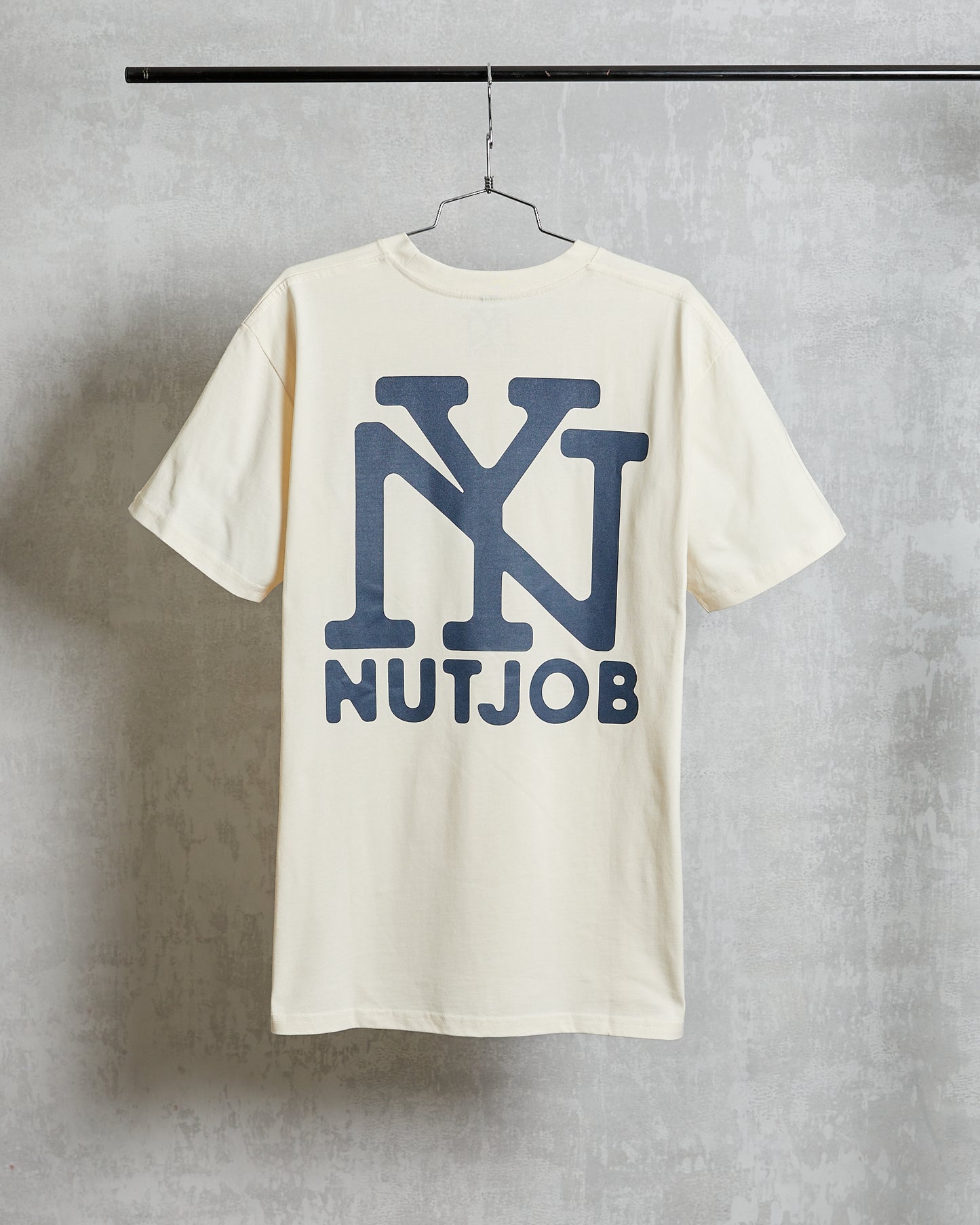 NEW YORK NUTJOB Core T-Shirt Beige / Navy