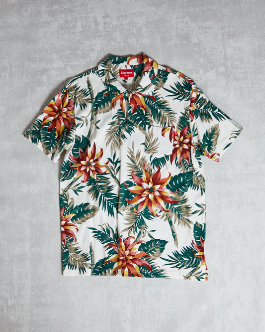 Supreme Floral Polo White