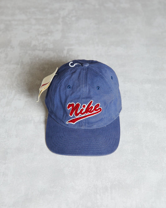 Vintage Nike Script Hat blue