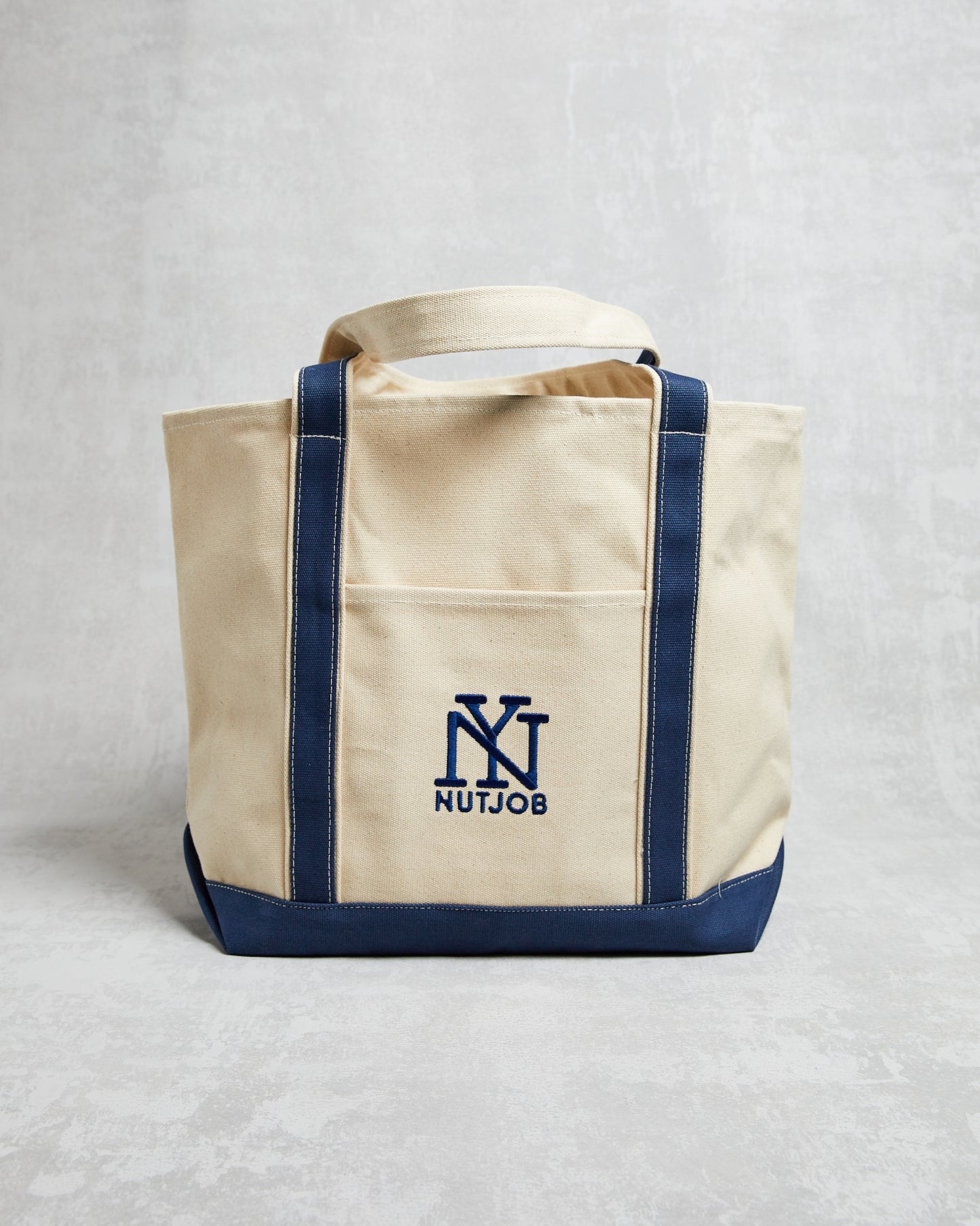 NEW YORK NUTJOB Core Tote Bag canvas tan navy