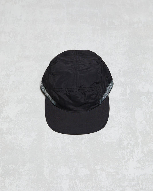 Supreme Tonal Tape Camp Cap Black