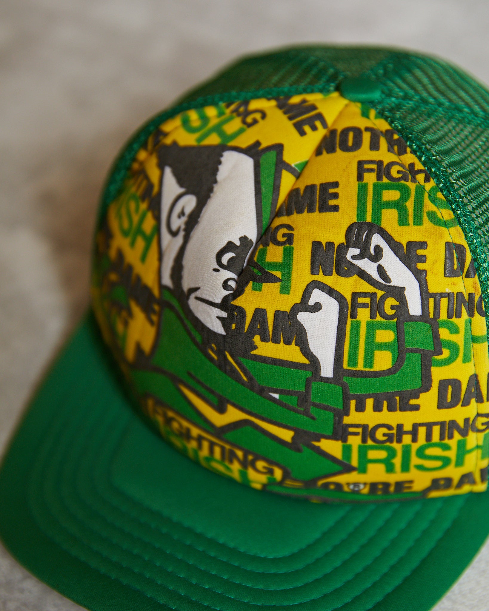 Vintage Notre Dame Fighting Irish Trucker Hat